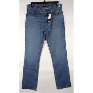 Lee Legendary Jeans Men 42x30 Regular In Seat and Thigh Bootcut Leg Cotton Blend